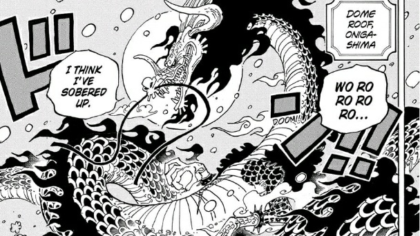 1. Oda has displayed Kaido's DF multiple times now. Not once has he said that Kaido has eaten a Mythical Zoan Dragon DF. I can understand keeping this hidden for a later on reveal, but it doesn't serve any shock when your dragon form is used in battle multiple times.(3/21)