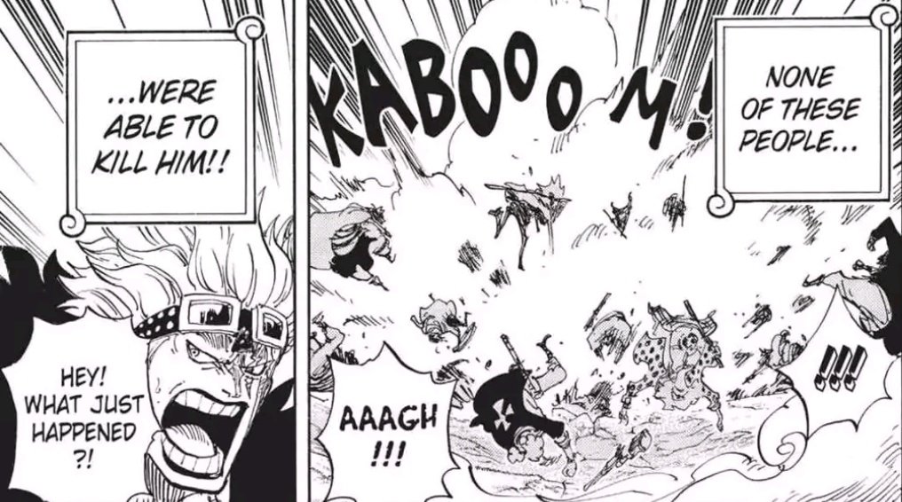 But, if those scales were a Devil Fruit power, Sea Prism Stone would have worked and he would've been executed. Instead, we find out that the guillotine shatters, spears break. Another popular argument is that this indestructibility comes from an advanced level of Haki.(7/21)