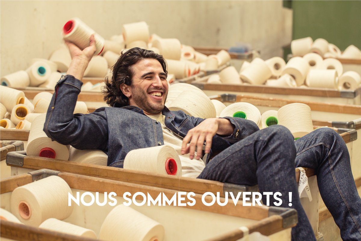 DaoDavy's tweet photo. ➡️ Nous sommes prêts ! 💪 L'équipe sera heureuse de vous accueillir demain samedi au 5 rue Saint Nicolas de 10h à 19h.

Retrouvez nous à #Paris @LappartFrancais ainsi qu'à #Marseille @chezlaurette_ 

#daodavy #dao #vêtements #madeinfrance #atelier https://t.co/9BcfoSCyUm