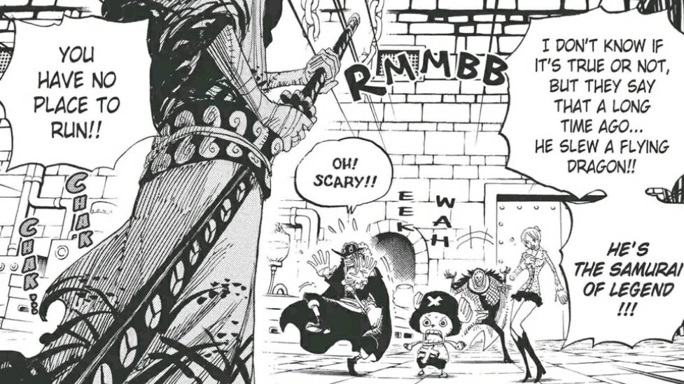 Dragons in the OP world exist. We've seen them in Oda's Monster one-shot in which Ryuma slays one. In Punk Hazard, the WG is revealed to have worked on dragon experiments; 13 in total. This takes me back to what Big Mom mentioned about the races missing from Totland. (9/21)