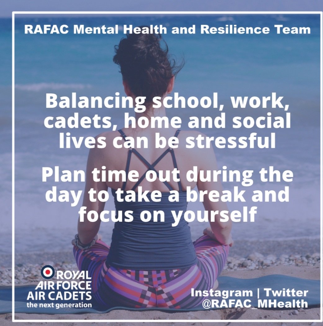 19squadronatc's tweet photo. Great advice for all in our team! Taking time out for YOU is good! 😊 https://t.co/mEGeKYsxFJ