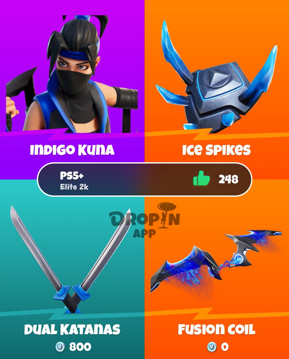 GetDillyApp's tweet photo. ๐กIndigo Kuna combos made in The DROP IN APP! ๐ฑ
๐Download the app free!๐
https://t.co/90IkZcFAkf
#fortnite #fortnitecombos #dropinapp https://t.co/UYMSMrltS3