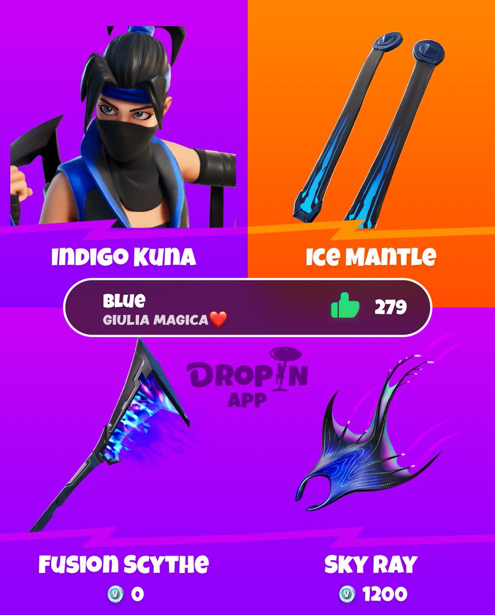 GetDillyApp's tweet photo. ๐กIndigo Kuna combos made in The DROP IN APP! ๐ฑ
๐Download the app free!๐
https://t.co/90IkZcFAkf
#fortnite #fortnitecombos #dropinapp https://t.co/UYMSMrltS3