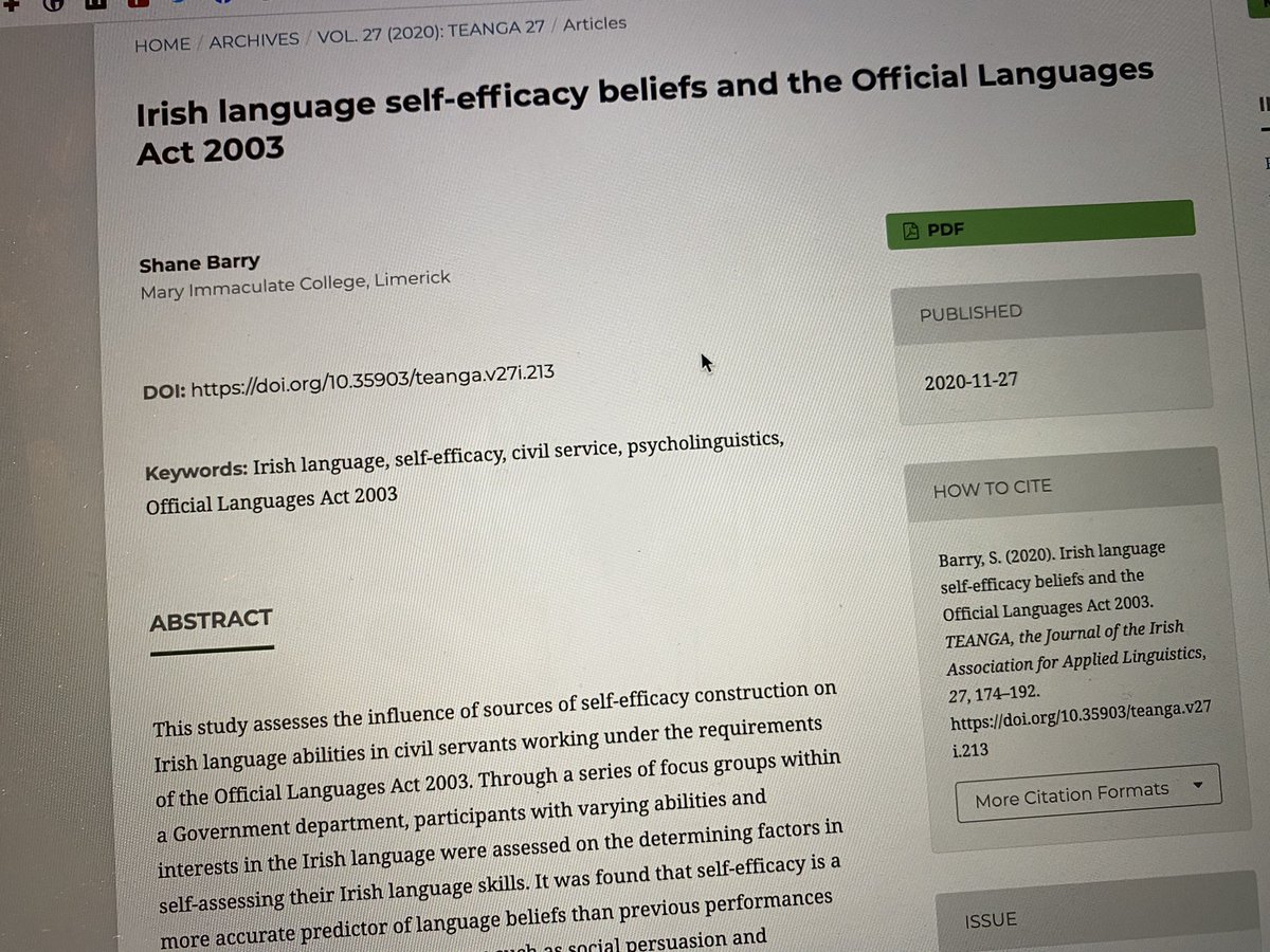 shane barry (@shanebarrymusic) on Twitter photo Delighted to be published in <a href="/TeangaJournal/">TEANGA</a> today among such esteemed company. Available to read here journal.iraal.ie/index.php/tean… #phd #mic #appliedlinguistics Delighted to be published in <a href="/TeangaJournal/">TEANGA</a> today among such esteemed company. Available to read here journal.iraal.ie/index.php/tean… #phd #mic #appliedlinguistics