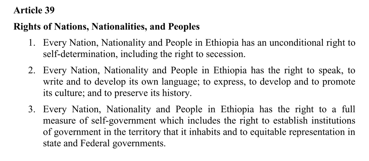 Africa_First1's tweet photo. #TPLF refused to be integrated into #Abiy's PP and rejected postponing the Fed elections.
The mandates of both Fed parliament &amp; #Abiy's gov't expired in 5 Oct2020 and became illegal.

Self-ruling up to independence is guaranteed to each state by 1994 Constitution

#Oromo 
#Tigray https://t.co/LJJ0mKQxbM