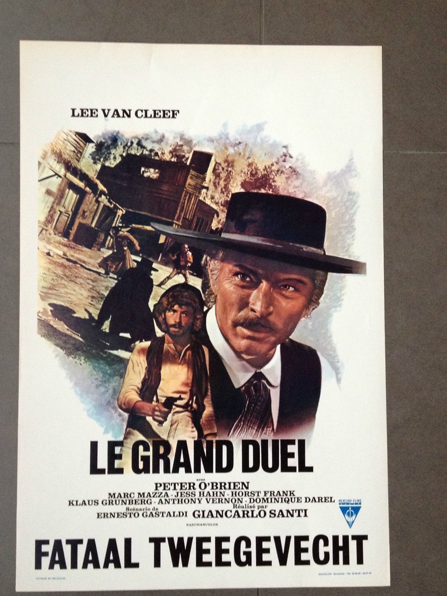 pgremme67's tweet photo. From my collection. Four Belgian 40x60 cm Spaghetti Western movieposters #spaghettiwestern #ElMercenario #FrancoNero #Grimaldi #BulletForTheGeneral #GianMariaVolonte #KlausKinski #TheBigGundown #LeeVanCleef #TomasMilian #TheGrandDuel #HorstFrank https://t.co/VJ0ykSLA5O