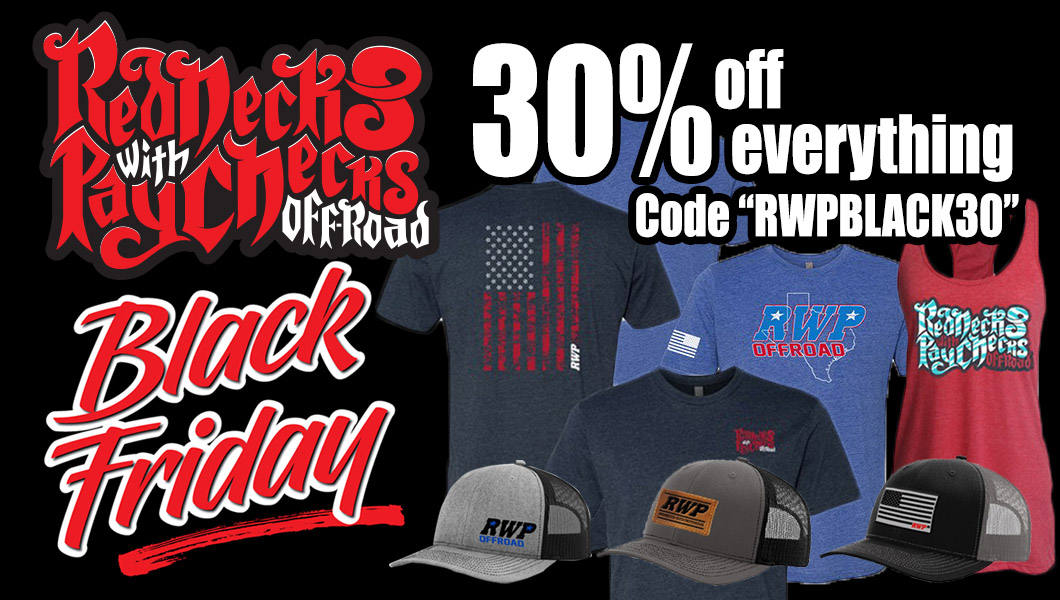 Black Friday Sale! 30% off anything at the store!
redneckswithpaycheckswebstore.com
#merchdeal #blackfriday #redneckswithpaychecks