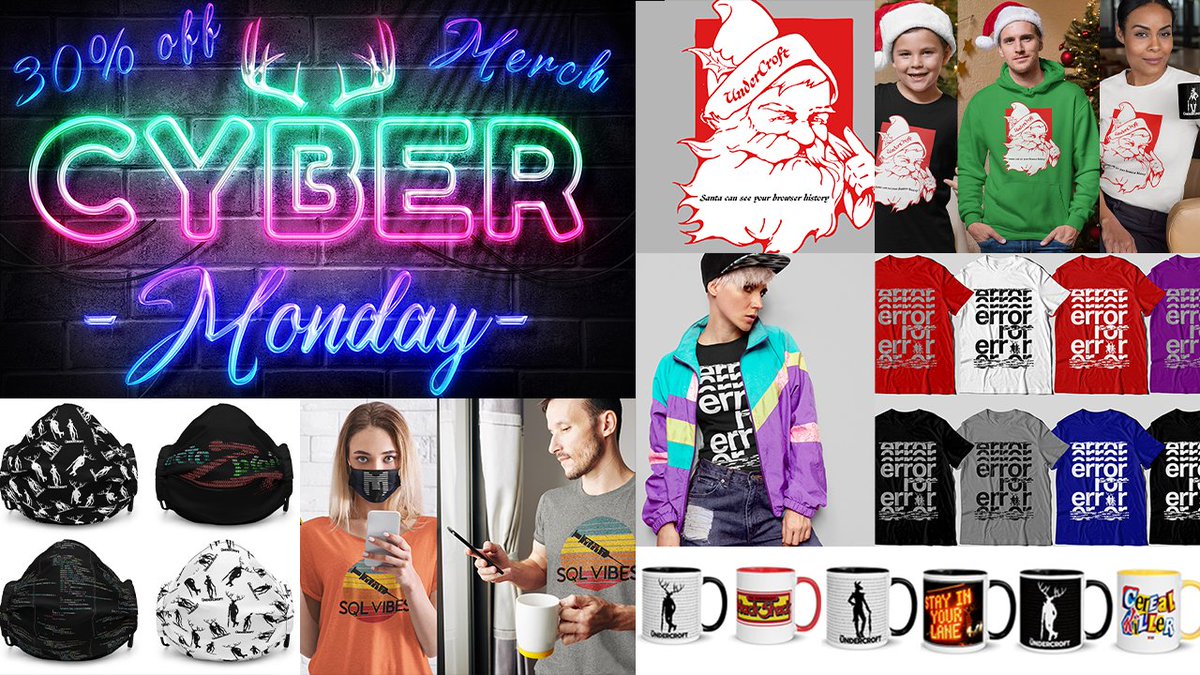 30% off all Undercroft merch on Cyber Monday.

theundercroft.net/store

#dealsoftheday #cybermonday #cybersecurity #infosec #hacker #streetwear #security #redteam #holidayshopping #penetrationtesting #error #holiday #tshirt #nerdlife #posters #cyber