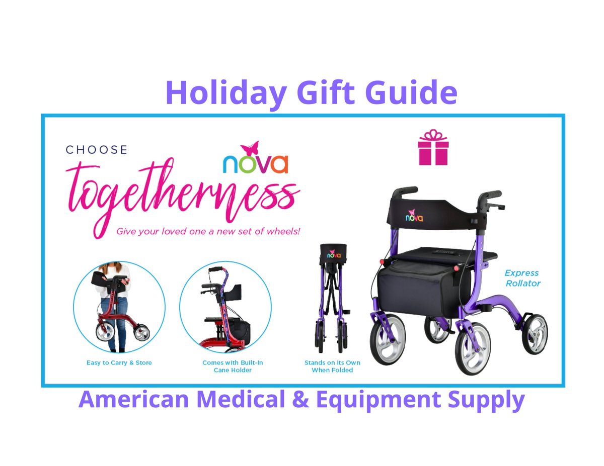 amedicalsupply's tweet photo. Give your loved one a new set of wheels this holiday season. Here's to promoting safety, independence, and mobility this holiday season.
#walker #rollator #safety #independence #mobility #bayarea #seniors #independent #2020 #holidaygiftguide #togetherness 
https://t.co/l6zO9PsneP https://t.co/xAcpqfNNci