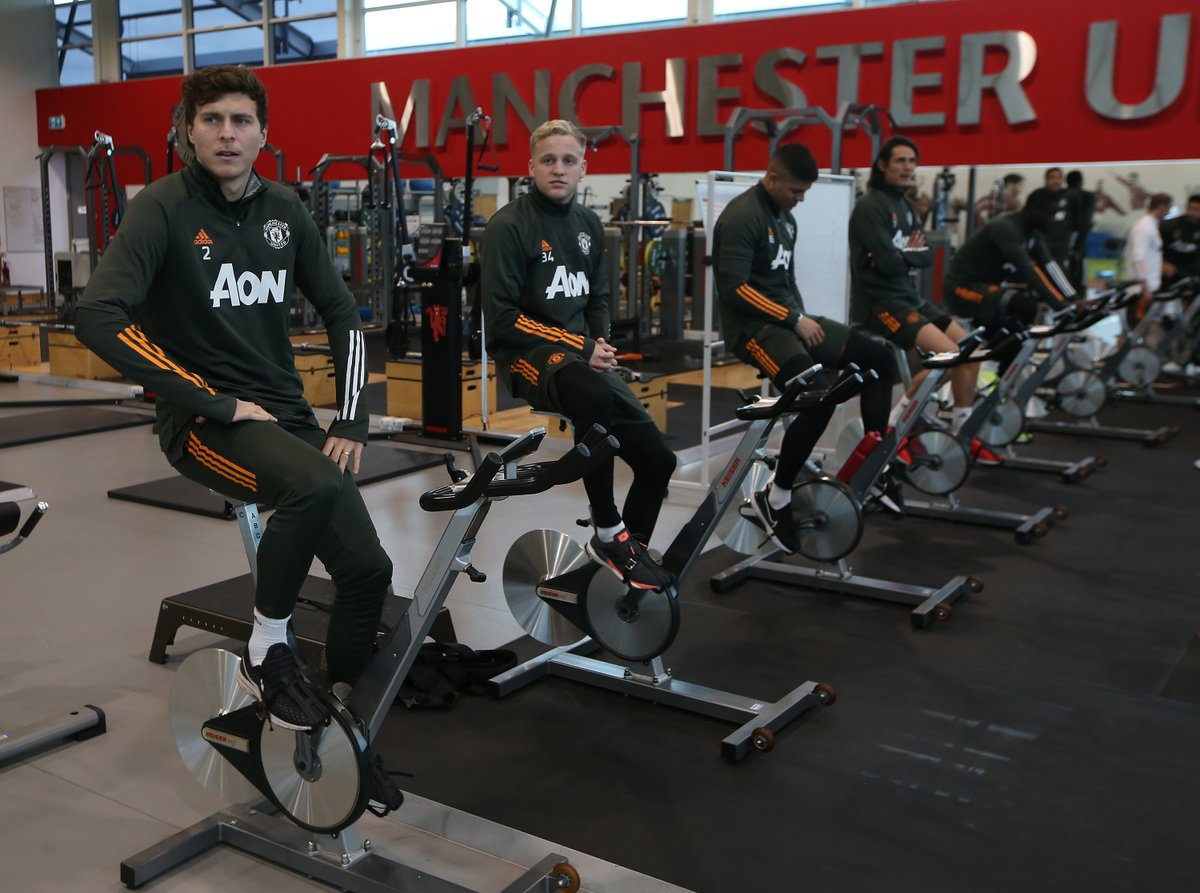 ManUtd's tweet photo. Gym flow 💪

#MUFC #SOUMUN https://t.co/EAIqT5nsaH