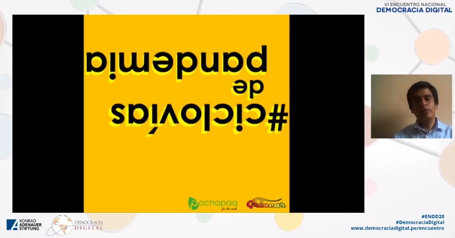 ddintorg's tweet photo. En Facebook pueden encontrar este proyecto como "Grincar"
Russell Huamán con el Proyecto Ciclovías en Pandemia

#ENDD20 #DemocraciaDigital https://t.co/iWEuJehUMg