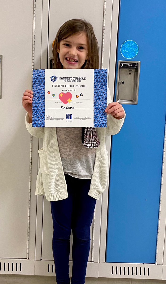 kpyper2017's tweet photo. Congratulations to our Kindness award winners for this month! Keep sprinkling kindness and happiness wherever you go! 💗 @htubman2015 https://t.co/wjMQn7xZ21
