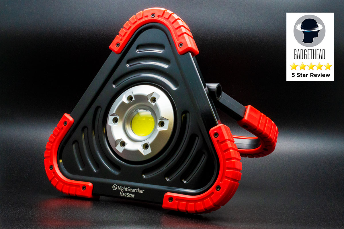 NightSearcher's tweet photo. The HazStar work light has received a 5 Star ⭐️⭐️⭐️⭐️⭐️ ️review from @GadgetHeadMag.
"I would feel much safer knowing this work light was in my car’s box of emergency supplies".
Read the full review here: https://t.co/LJ7KFR8bzz
#Automotive #roadsafetyweek2020 #gadgets #Safety https://t.co/mQZwFmywWS
