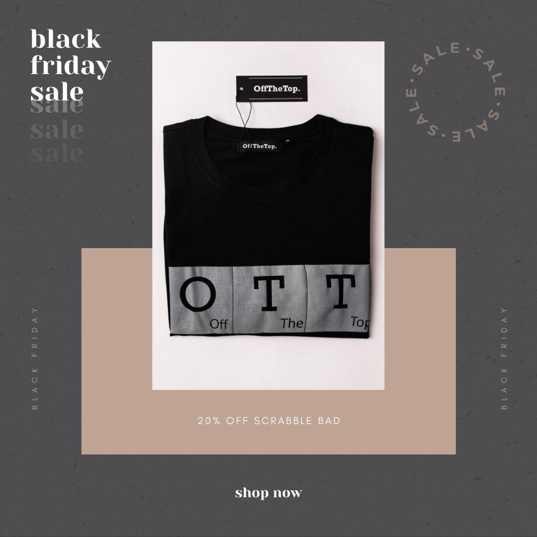 OffthetopC's tweet photo. Cheeky 20% off ‘Scrabble Bad’ 🤩

Check out our online store to see our other amazing offers! 🔥🔥🔥

You can also subscribe to our emails to stay in the loop with future exclusive offers 📩

https://t.co/1KRVuPjvKz https://t.co/TNdwYtWzNP
