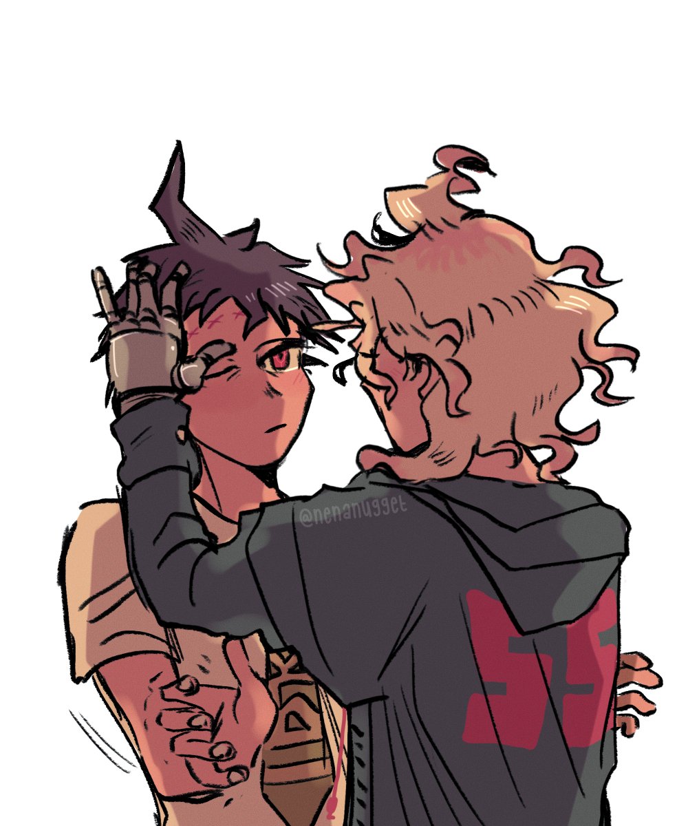 nenanugget's tweet photo. sweet and sappy post game komahina, I make the rules #日狛 https://t.co/OaQSi16d3P