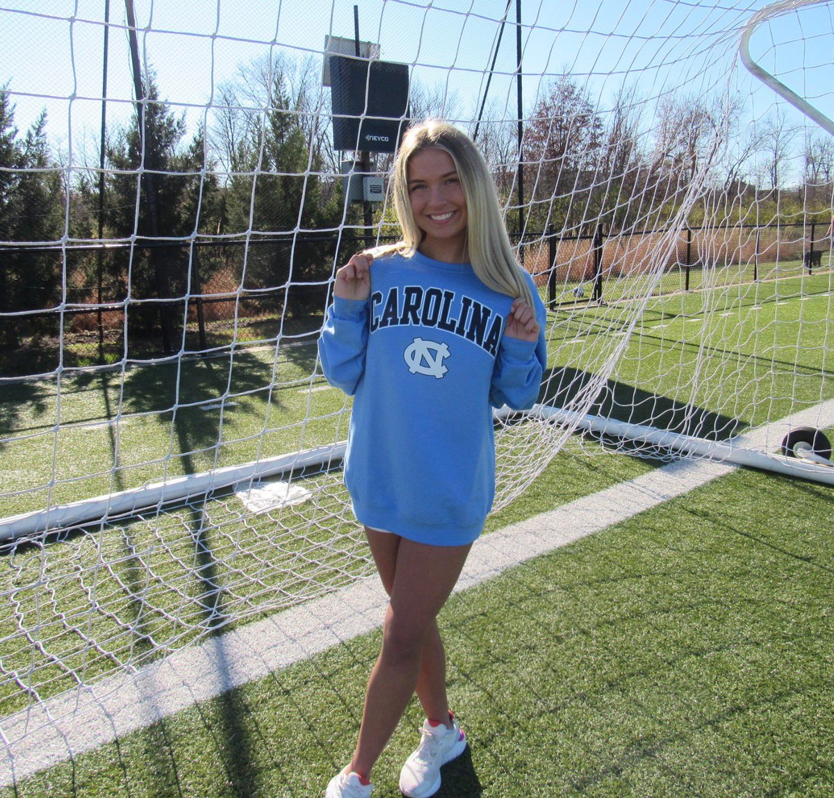maciteater10's tweet photo. I am soexcited to announce my verbal commitment to play D1 soccer at the University of North Carolina! I want to give a huge thank you to all my friends, family, and coaches that have supported me along the way. It is such a honor to be apart of this program. GO TAR HEELS🐏🐏💙 https://t.co/nkHxL78XId