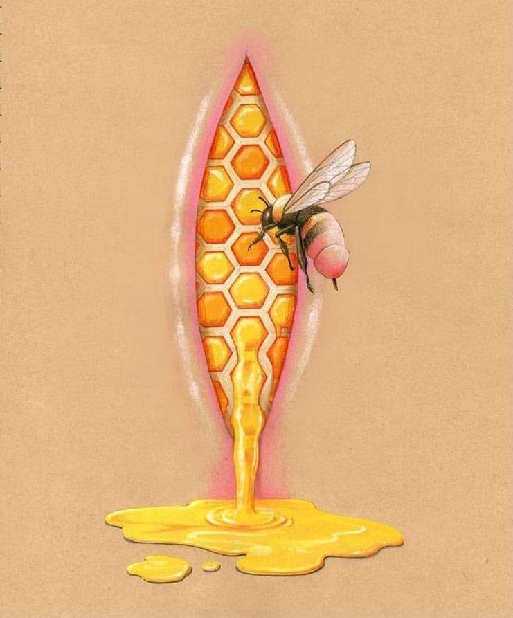 BigFunAdventur1's tweet photo. #Melissa means #HoneyBee in #Greek.. a local artist drew this and I #love it!! #necterofthegods 
-
#soakingwet #juicy #squirt #tasteme #WorkIt #fridaymorning #bbwgodddess #pussy #workerbee #putinwork #soslippery #stickitin https://t.co/9fCM0Z1zex