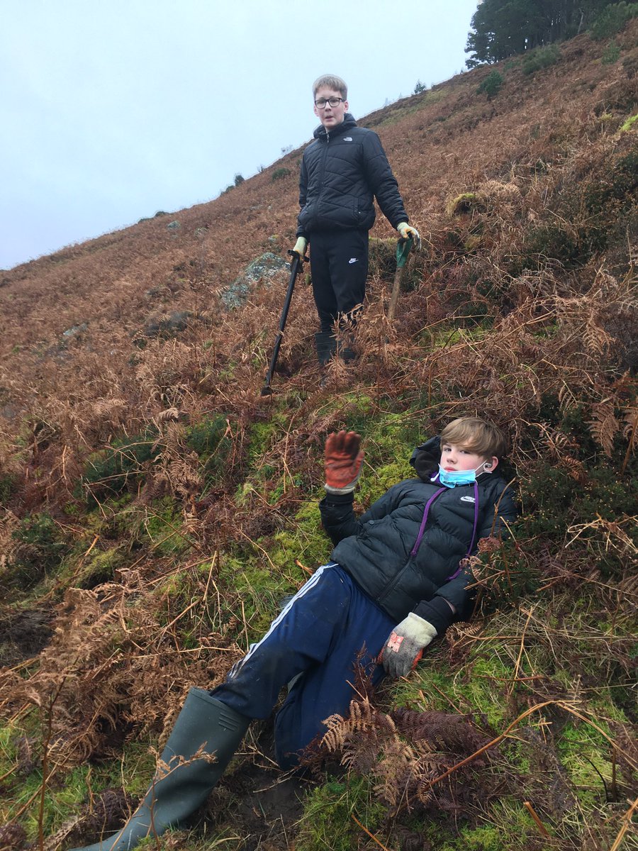 BerthaParkPS's tweet photo. S2 Outdoor Ed group @BerthaParkHigh spent their day in Aberfeldy today tree planting. Lots of hard work and fun was had by all as they work towards their John Muir Award. Well done  🌳🌲👏boys. #ec #rc https://t.co/0zSNb3KbDT