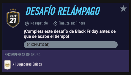 ut_goat's tweet photo. ¡Nuevo desafío!
Solo tienen 1hr para terminarlo
#FUT #FlashSBC #FIFA21 #DCP #XBOX #PS #FUTChampions https://t.co/Y0I34o1JP8
