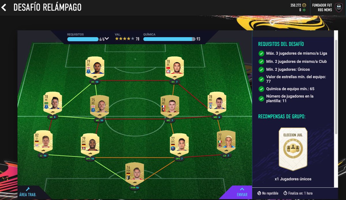 ut_goat's tweet photo. ¡Nuevo desafío!
Solo tienen 1hr para terminarlo
#FUT #FlashSBC #FIFA21 #DCP #XBOX #PS #FUTChampions https://t.co/Y0I34o1JP8