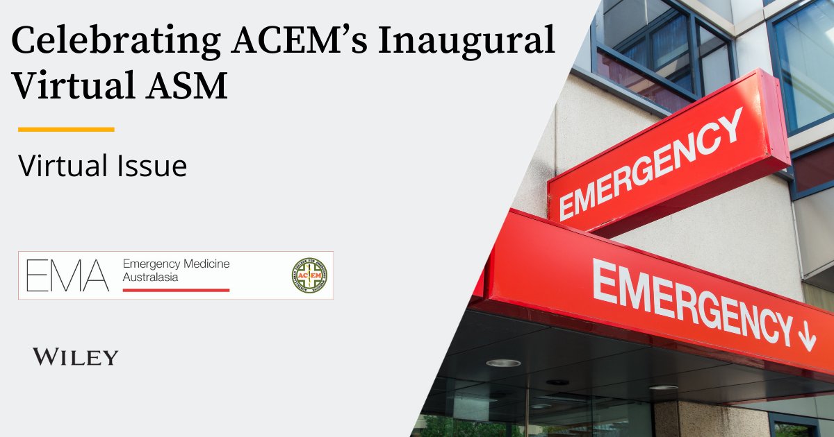 EMAJournal's tweet photo. How prepared are Australian hospitals for managing #MassCasualty following a terrorist attack?
Read about it in our #acem20 ASM-linked special virtual issue
#OpenAccess
https://t.co/UnAnKHeCZC
@JVRosenfeld @Biswadev_M @AProf_Smit @markcfitz @reade_m
@acemonline @WileyHealth https://t.co/0a76HgiLdF