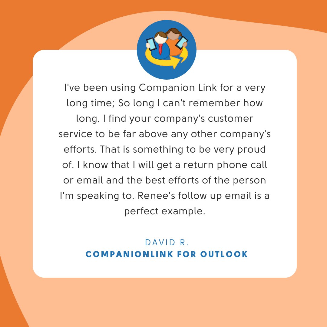 companionlink's tweet photo. Staying connected and supporting our customers through this tough year has brought us back to our roots. Thank you to our team of hard workers (Well done Renee!) and our long-time customers (thanks David!) https://t.co/BjZPrOEMkL