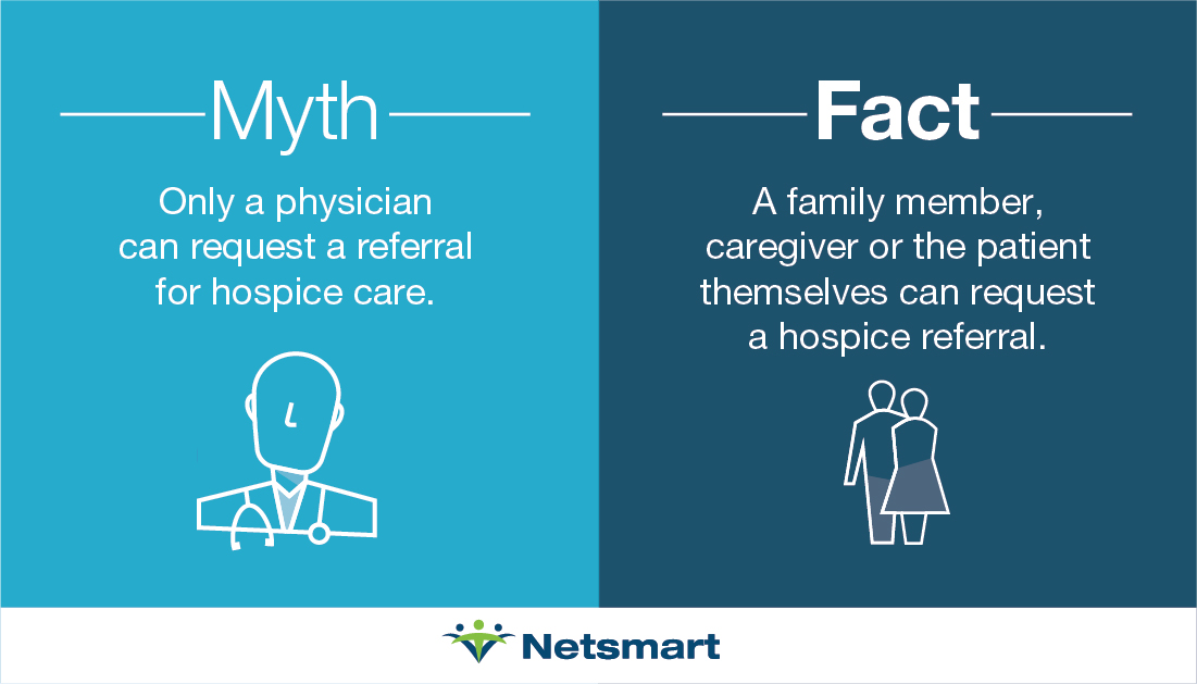 NetsmartTech's tweet photo. While most #Hospice patients are referred by a healthcare provider, anyone, whether a family member, caregiver or the patient themselves, can request #HospiceCare. #HospiceMonth #HomeCareHospiceMonth #NHPCM #HAPC https://t.co/pqHmDPPPwU