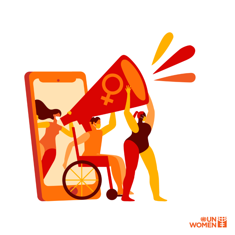 UN_Women's tweet photo. Violence against women and girls is a human rights violation that’s been perpetuated for decades.

It’s pervasive, but it’s not inevitable, unless we stay silent.

Speak out, #orangetheworld &amp; break the cycle of abuse during #16Days of Activism!