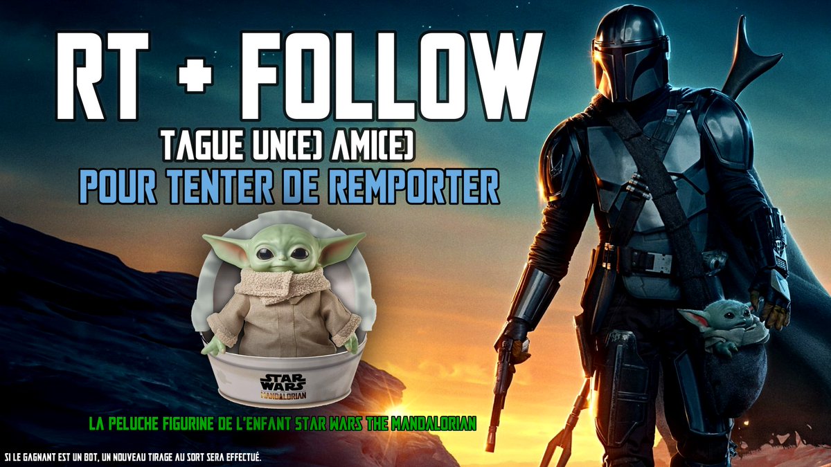 SWEchoes's tweet photo. #CONCOURS 🎁
À l'occasion de la deuxième saison de #TheMandalorian, tentez de remporter la peluche figurine de L'Enfant (28 cm) !

✅Follow @SWEmpire_ &amp; RT ce tweet pour participer
➡️Tague un(e) ami(e) 
 
TAS: 24/12 https://t.co/Xl9veFWvNI