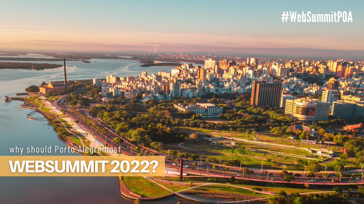 GermanoBremm's tweet photo. @paddycosgrave @WebSummit I say: Porto Alegre is more than ready for WebSummit! Did you know that in 2019 and 2020 we won the title of Internet Friendly City among all Brazilian capitals? Also, I share this example of how we are qualifying the city through technology: https://t.co/I8Vehxts6D #WebSummitPOA https://t.co/MEjRCEhYKq