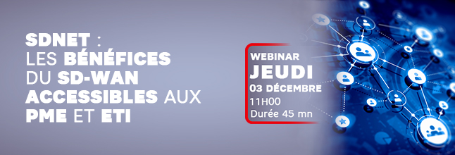 SFR_Business's tweet photo. Le SD-WAN présente de nombreux avantages, mais n'est pas forcément adapté à toutes les entreprises. Notre expert réseaux vous propose de découvrir le SDnet, solution clé en main durant ce webinar.
Rdv Jeudi 3 décembre, inscription gratuite : https://t.co/GgXjqcGKZd https://t.co/6gr3Wyn8CS