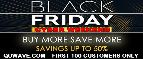 QuWave's tweet photo. CYBER WEEKEND SALE !!!
 SAVE UP TO 50% 

THE MORE YOU SPEND THE MORE YOU SAVE
OUR BIGGEST SALE OF THE YEAR!
For the first 100 customers only!
https://t.co/0U0VGNs7Pk
#blackfridaysale #BlackFriday #BlackFriday2020 #BlackFridayDeals #Cybermonday2020 #CyberMonday https://t.co/WqWU0mXPrY