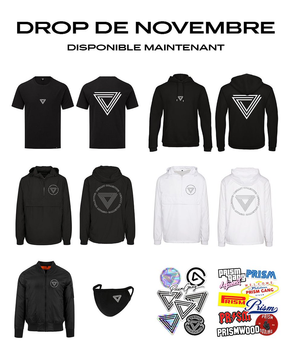 LE DROP DE NOVEMBRE EST DISPO 🔥

-10% avec le code « VILLA » ce week-end seulement

prismgang.com