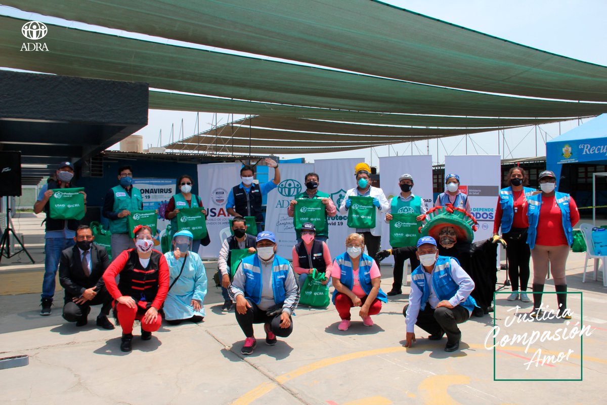 El proyecto #MásProtecciónmenosCovid19 implementado por <a href="/adraperu/">ADRA PERÚ</a> y <a href="/USAID/">USAID</a>, articulando acciones con la 
<a href="/municallao/">Municipalidad del Callao</a> <a href="/Minsa_Peru/">Ministerio de Salud</a> y la <a href="/DiresaCallao/">Dirección Regional de Salud del Callao</a>,  se unieron en un acto simbólico en beneficio de 4500 familias vulnerables de Asentamientos Humanos en Callao.