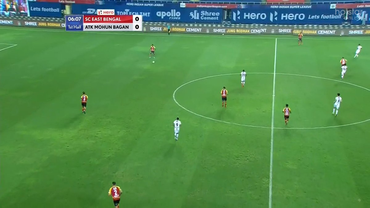 This, combined with the fact that they had two great ball playing CBs in Fox and Neville makes it as easy as it gets to play out of defense. But the opposition probably knew this and just didn't bother pressing high