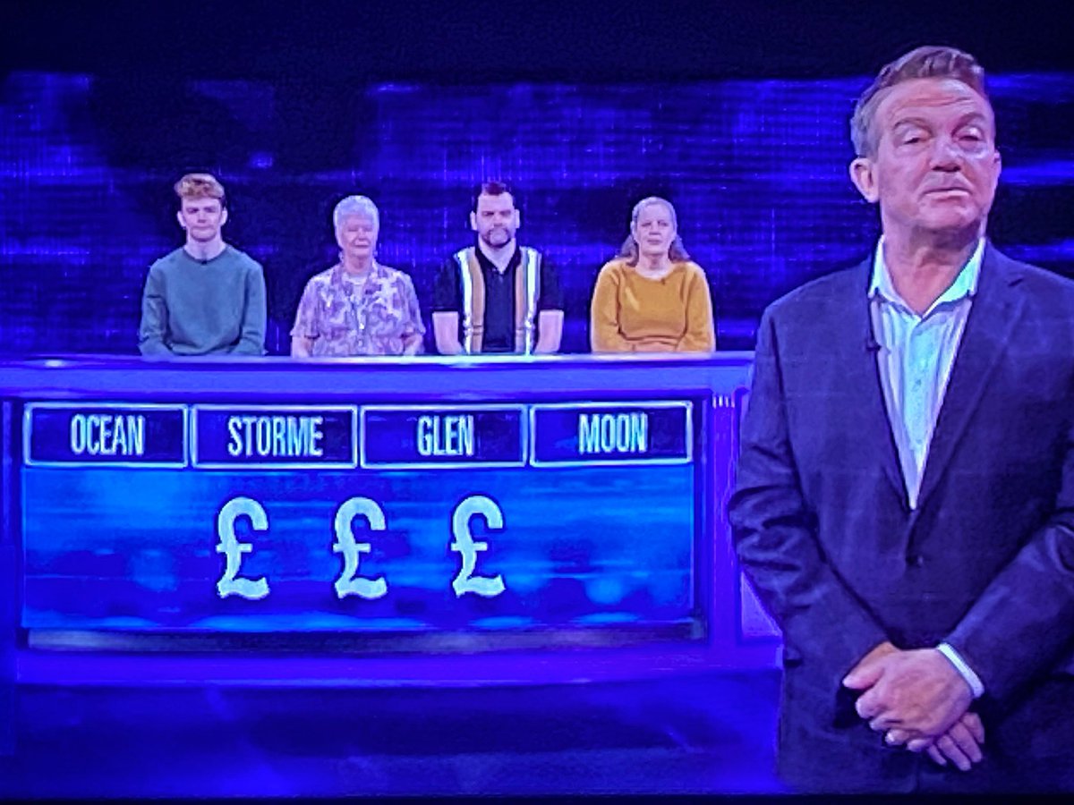 yosharyu's tweet photo. Oh, fuck off, Glen!!!! 

#thechase #badnames #didntgetthememo https://t.co/ggEkN5gAFg