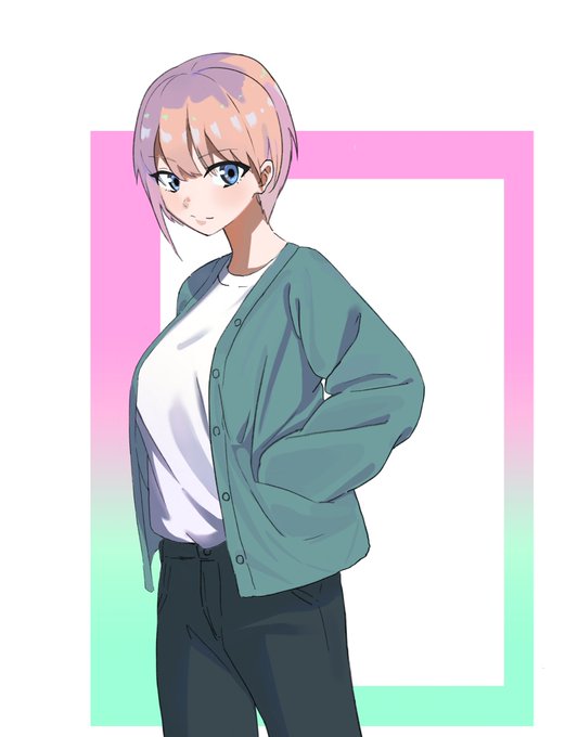 tatakiさんがTwitterに投稿した中野一花(五等分の花嫁)のイラスト。