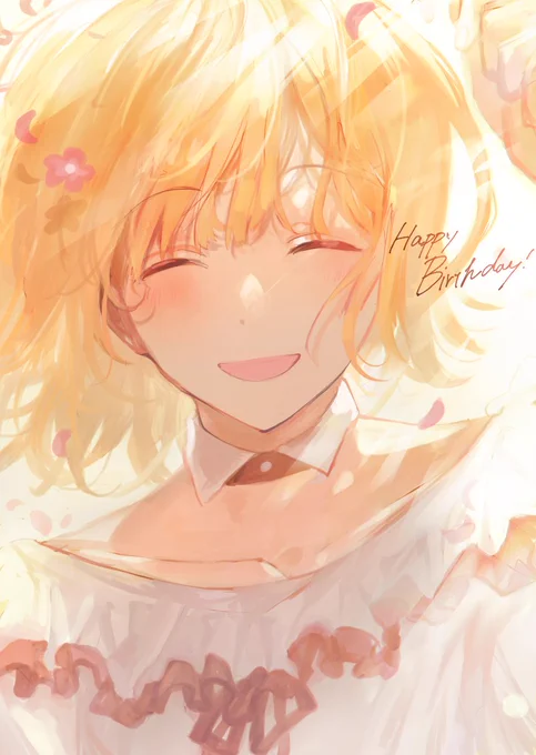 お誕生日おめでとう〜〜!!! #鈴谷アキ誕生祭2020 #アキくんちゃんアート 