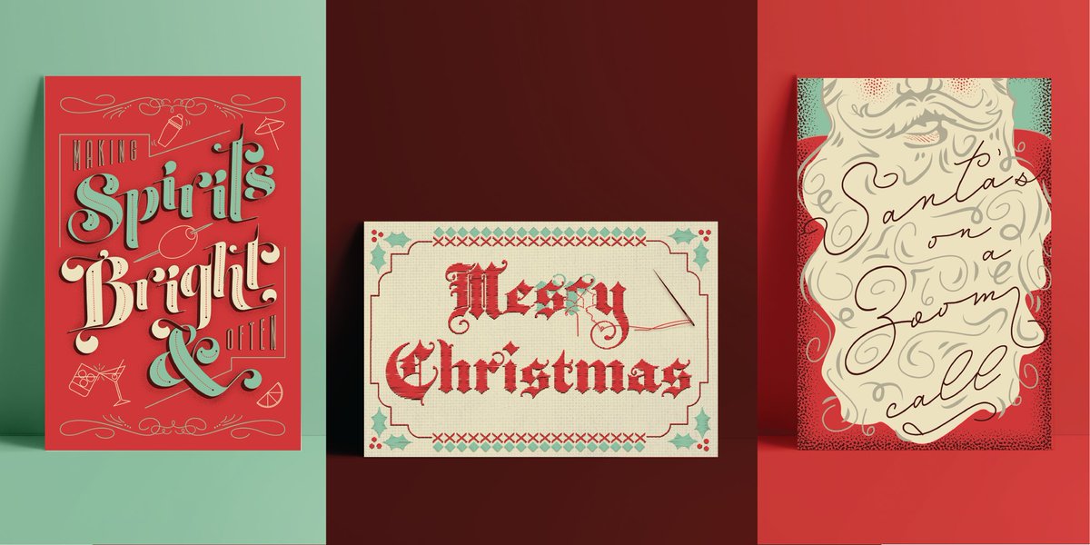 elveticadesign's tweet photo. A look at the last three Quaran-tines. A series of postcards to send someone you are missing. Since we could all use a laugh right now, but one that’s shared from afar, and behind three layers of fabric. #WearAMask #thequarantines #quarantineseries https://t.co/eK0Br9RB0b