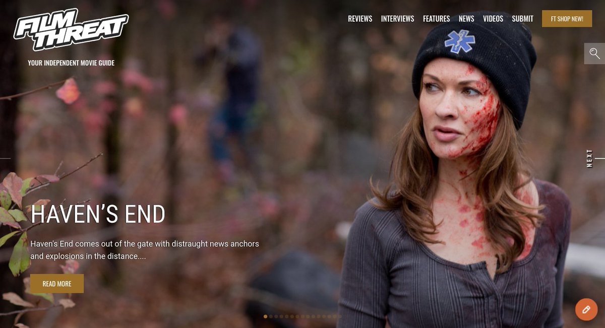 FilmThreat's tweet photo. "...if you're going to go through the end of the world, a medic and a soldier should be your first picks for the kickball team." Hunter Lanier searches for a safe place, only to find Haven's End.
https://t.co/dV2TK8aOBt #SupportIndieFilm #HavensEnd #Thriller https://t.co/K4gvqxbK8w