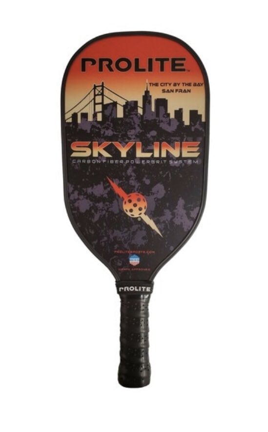 The PROLITE SKYLINE is AVAILABLE NOW!! Carbon Fiber! Elongated SWEET SPOT! PowerGrit Surface Technology!! 5 different Skylines Available!! San Francisco Pictured! Order today!! prolitepaddles.com/the-skyline-ca…

#prolitesports #prolitefamily #ballandbolt #est1984 #skylines #proliteproud