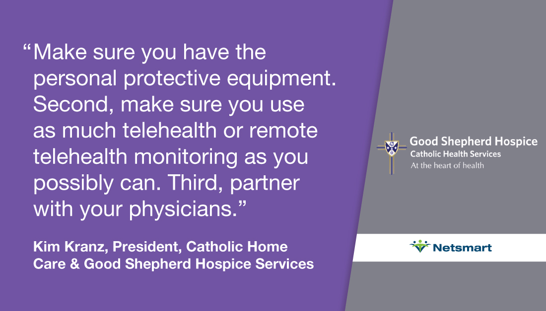 NetsmartTech's tweet photo. With 2021 fast approaching, how is your #HomeCare, #Hospice or #PalliativeCare organization prioritizing growth and adapting workflows? Hear guidance shared by providers like @CHS_LI’s Good Shepherd Hospice as we look to the future of care together: https://t.co/ahY1cSs51O #NHPCM https://t.co/ua2UF2fpwR