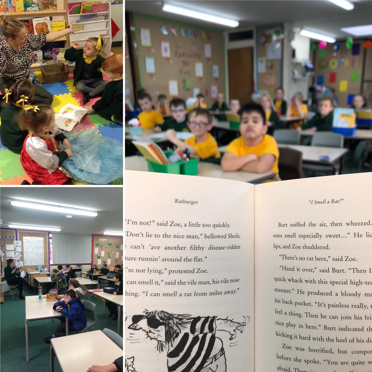 ChristChurchCoE's tweet photo. This week we have really been enjoying spending the last twenty minutes of every day listening to a story. These โdrop and readโ sessions are the perfect opportunity to get lost in a good book! ๐๐๐ #readingforpleasure #dropandread #LRQM https://t.co/Q0AA6JTHmK