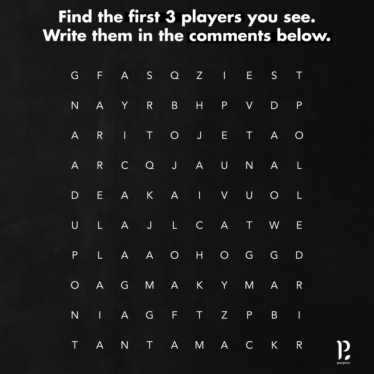 Paepirorugby's tweet photo. 🕵🏽‍♂️𝗙𝗶𝗻𝗱 𝘁𝗵𝗲 𝗽𝗹𝗮𝘆𝗲𝗿𝘀 𝗮𝗻𝗱 𝗶𝗱𝗲𝗻𝘁𝗶𝗳𝘆 𝘁𝗵𝗲𝗺. 𝗚𝗼 !

___
#rugby #rugbytry #rugbymotivation #rugbyfitness #rugbyskills #rugbyplayers #rugbypractice #регби #rugbymeme #guinnessSeries #rugbymotivation https://t.co/CZ0hldm35M