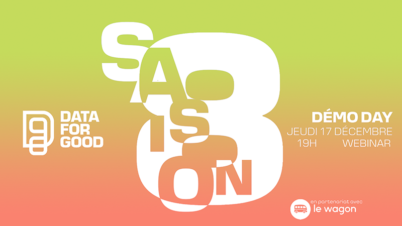 📅 C'est officiel, on se retrouve Jeudi 17 Décembre à 19h pour le grand événement de fin de saison !

Venez assister à la présentation des 12 projets Data après 3 mois de travail avec nos expertes et experts bénévoles !

📝Inscriptions :
app.livestorm.co/le-wagon-3/dat…