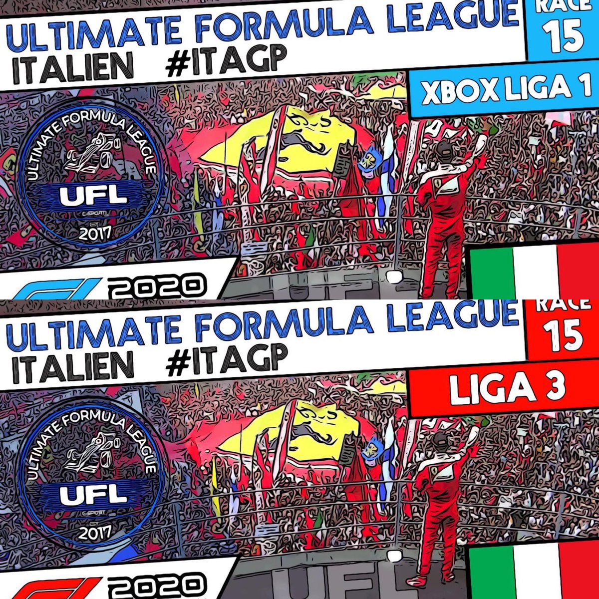 #Raceday Xbox Liga 1๏ธโฃ 20:10 #twitch / Liga 3๏ธโฃ 20:10 #livestream: Ultimate Formula League TV #YouTube #F1 #Gaming #Ps4 #xbox #racing #f12020game #f12020 #Formula1 #eSports #f12020ps4 #f12020xbox #onlineracing #britishgp ๐ฌ๐ง https://t.co/U2vZ4Nj13i