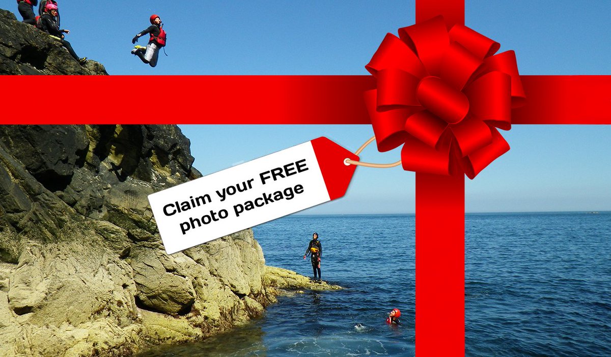 Make them a Christmas Jumper! Order a #Coasteering gift voucher and we'll throw in a FREE photo package. celticquestcoasteering.com/free-photos/