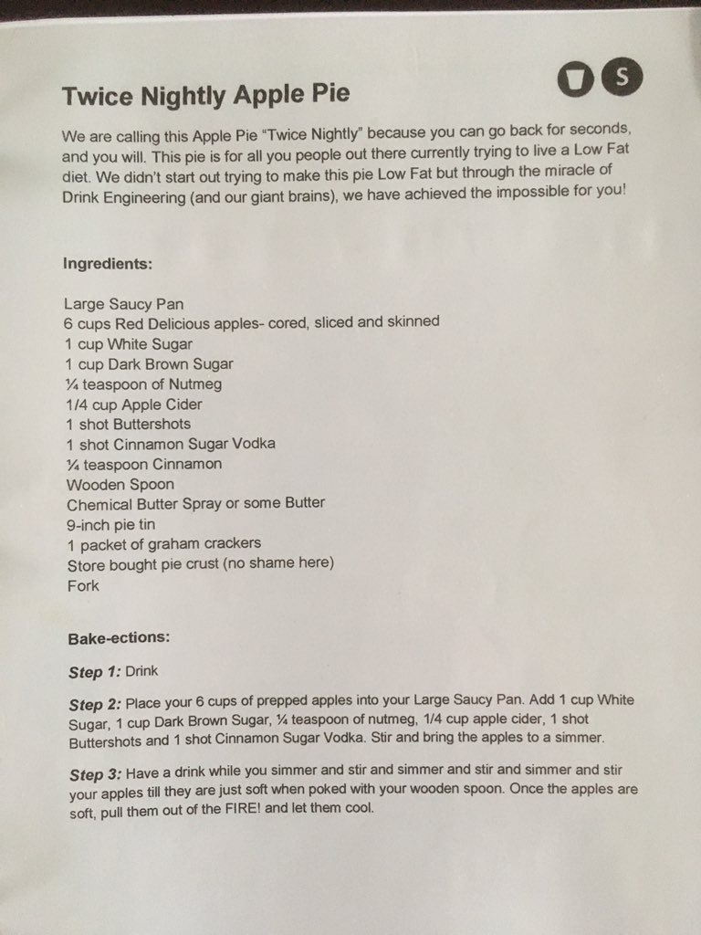 The dessert recipe: with editing marks! And a meme that is us in 2020