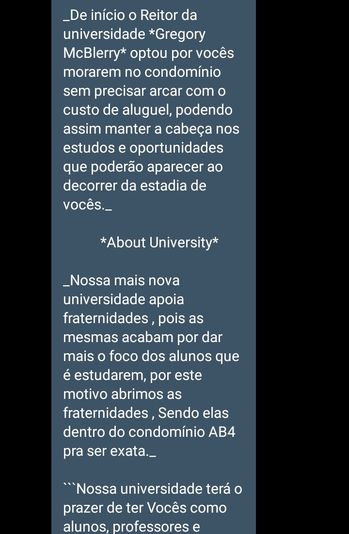 DivulgueRpg's tweet photo. RPG: Charlottetown University 
Tema: Universidade.
Interesse? Chame @passando_r4iva na dama e peça a lista de personagens disponíveis. https://t.co/MhwskCEy2C