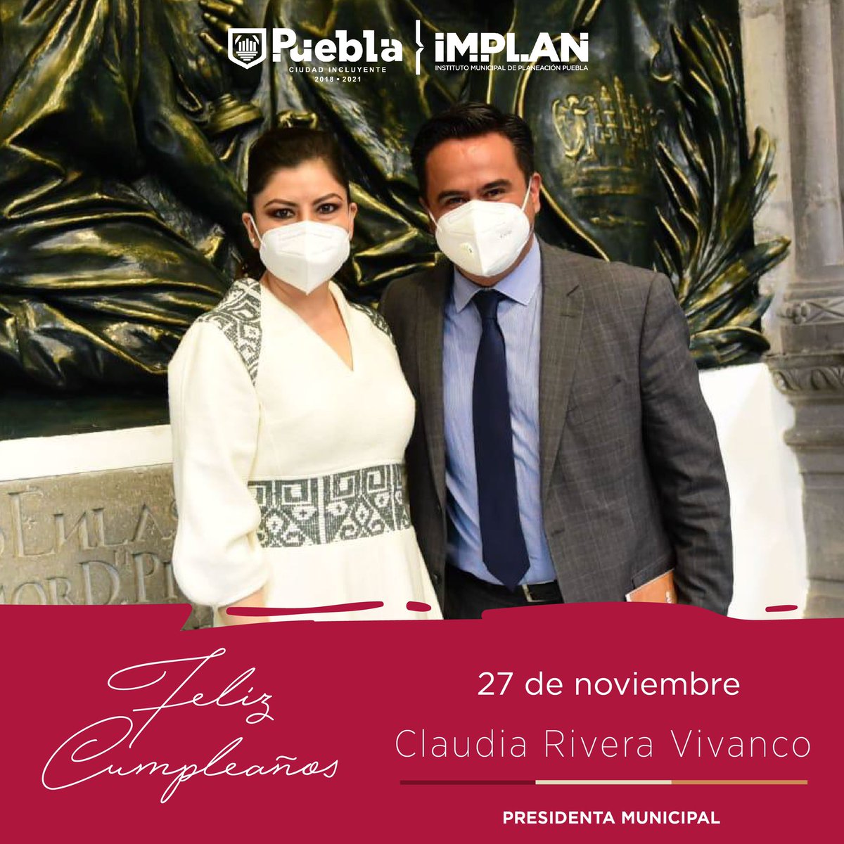 grios2205's tweet photo. Mis sinceras felicitaciones a nuestra Presidenta Municipal @RiveraVivanco_ por su cumpleaños. Agradezco la confianza depositada en un servidor y reitero mi compromiso de seguir construyendo una #CiudadIncluyente. https://t.co/sNdFvriGME